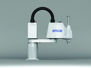 Die Epson-Scara-T3-Serie eignet sich für einfache, oft vorkommende Pick&Place-Aufgaben. (Bild: Epson Deutschland GmbH)